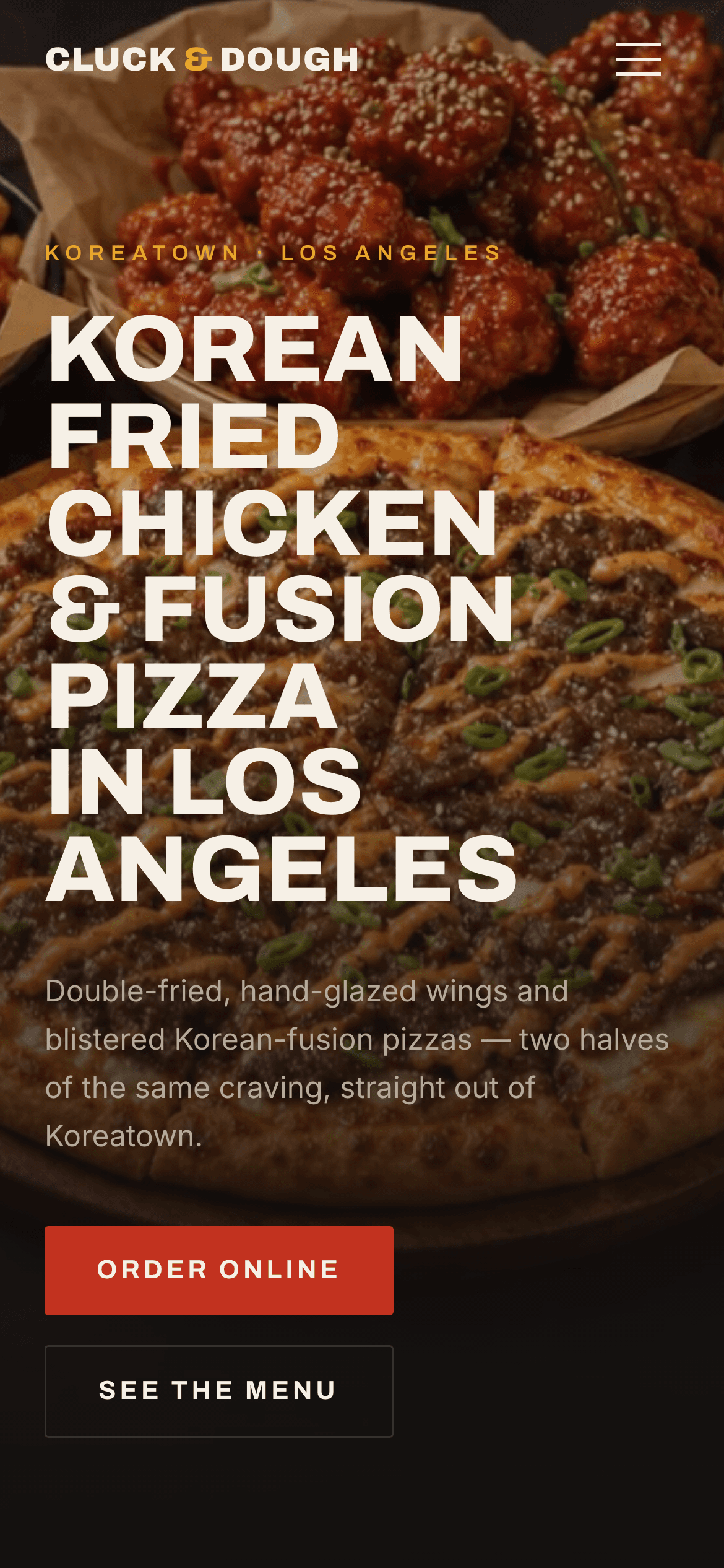 the same site on a phone