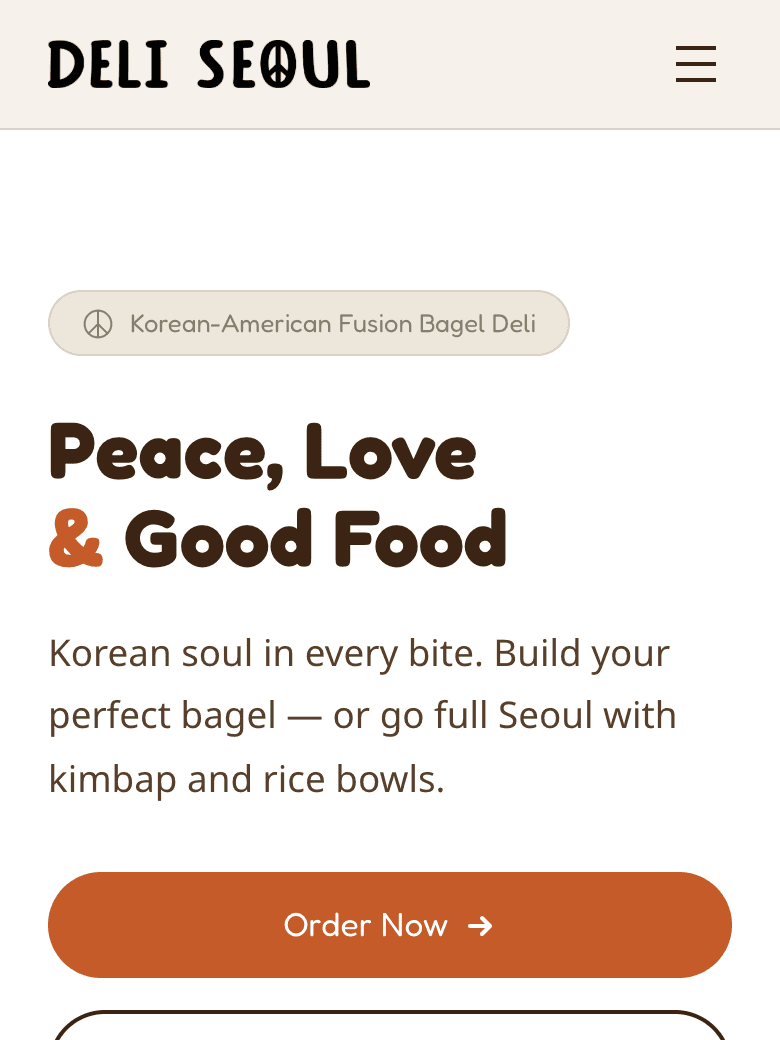 Deli Seoul website