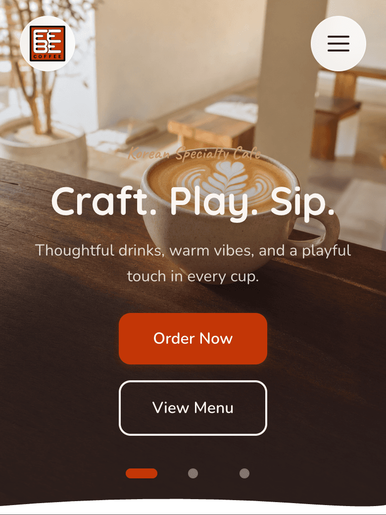 Febe Coffee website