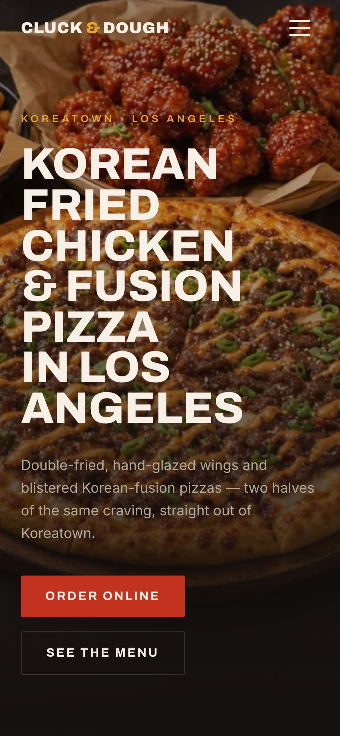 the same site on a phone